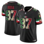 Nick Bosa # 97 San Francisco 49ers Mexico Vapor Limited Jersey V4 - All Stitched
