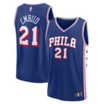 Men's Philadelphia 76ers Joel Embiid  Royal 2023/24 Fast Break Replica Jersey - Icon Edition