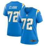Jerrod Clark Los Angeles Chargers Women's Team Game Jersey -  Powder Blue