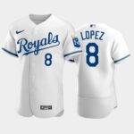 Men's Nicky Lopez #8 Kansas City Royals 2022 White Jersey