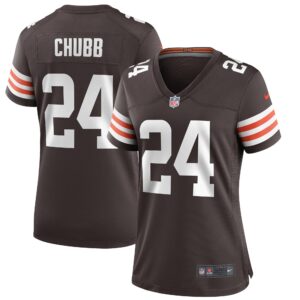 Nick Chubb Cleveland Browns Women's Game Jersey - Brown