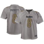 Kenny Pickett Pittsburgh Steelers Youth Atmosphere Game Jersey - Gray