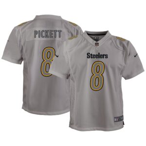 Kenny Pickett Pittsburgh Steelers Youth Atmosphere Game Jersey - Gray