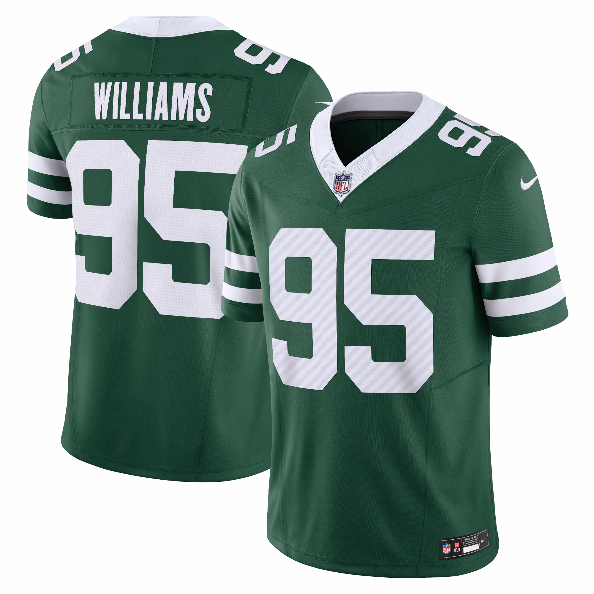 Quinnen Williams #95 New York Jets Vapor F.U.S.E. Limited Jersey - Legacy Green