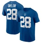 Men's Jonathan Taylor Royal Indianapolis Colts Player Name & Number T-Shirt