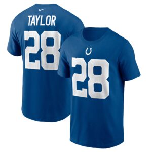 Men's Jonathan Taylor Royal Indianapolis Colts Player Name & Number T-Shirt