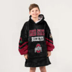 Kid Ohio State Football Unisex Blanket Hoodie