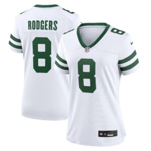 Aaron Rodgers New York Jets  Women's Legacy Player Game Jersey - White