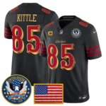 George Kittle #85 San Francisco 49ers United States 250th Anniversary Patch Vapor Limited Jersey - All Stitched