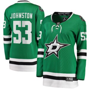 Wyatt Johnston Dallas Stars Women's Home Breakaway Player Jersey - Kelly Green