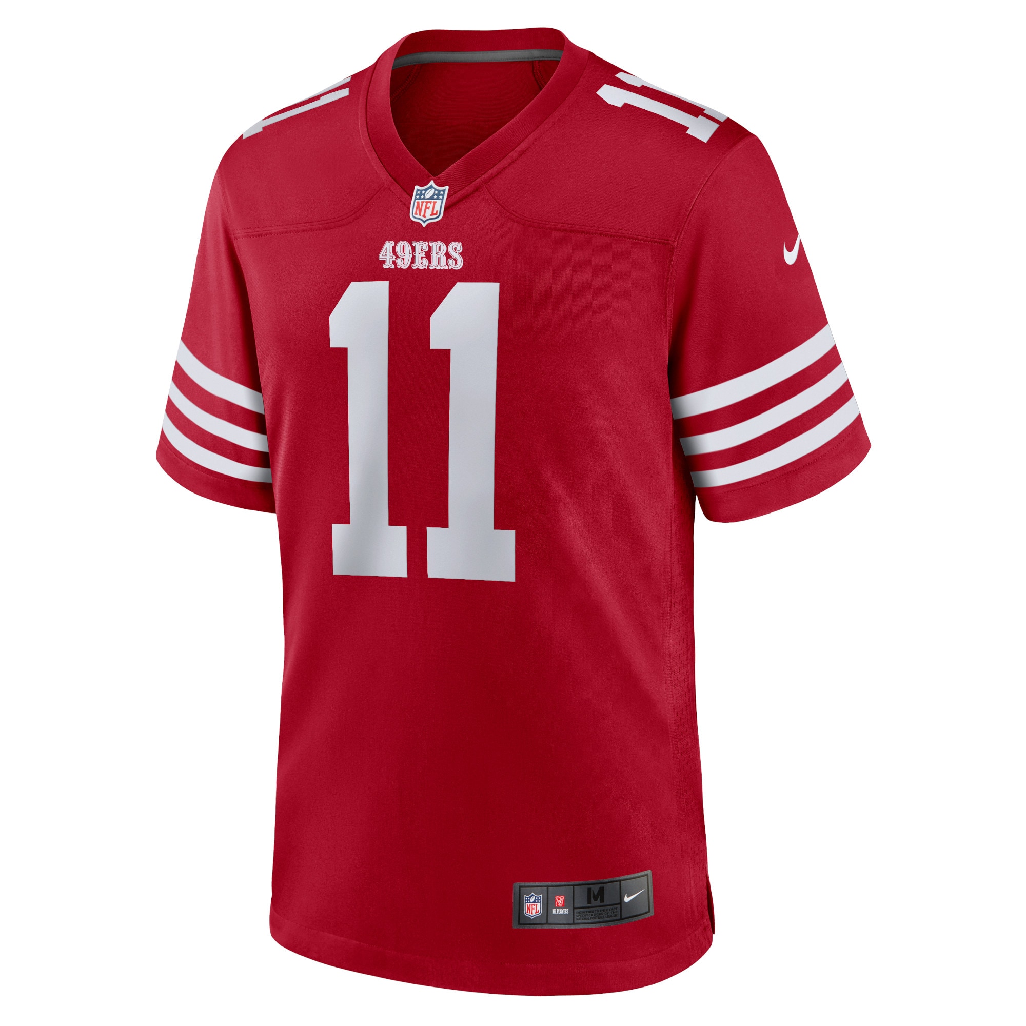 Brandon Aiyuk San Francisco 49ers Team Player Game Jersey - Scarlet - Image 2