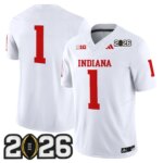 Team #1 Ndiana Hoosiers IND 2026 CFP Final Patch Vapor Limited Jersey V2 - All Stitched