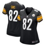 Steven Sims Pittsburgh Steelers  Women's Game Jersey - Black