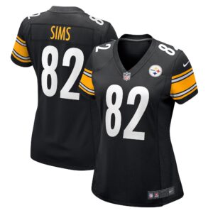 Steven Sims Pittsburgh Steelers  Women's Game Jersey - Black