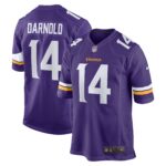 Sam Darnold #14 Minnesota Vikings Team Game Jersey -  Purple