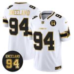Dallas Cowboys 94 Marshawn Kneeland Memorial Patch Gold Vapor Limited Jersey - All Stitched