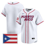 Team Puerto Rico Baseball 2026 World Baseball Classic Vapor Premier Jersey - White
