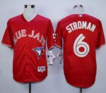Toronto Blue Jays #6 Marcus Stroman Red Canada Day Stitched Jersey