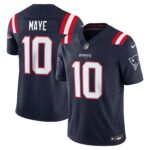 Drake Maye #10 New England Patriots Vapor F.U.S.E. Limited Jersey - Navy