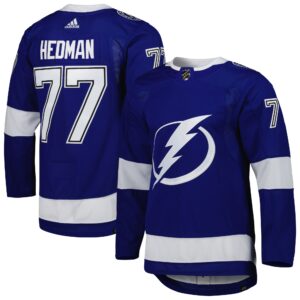 Victor Hedman Tampa Bay Lightning  Home Primegreen Authentic Pro Player Jersey - Blue