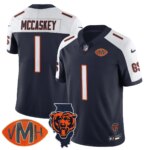 McCaskey #1 Chicago Bears CHI Honor Virginia Halas McCaskey Jersey - All Stitched