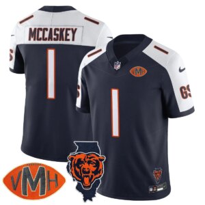 McCaskey #1 Chicago Bears CHI Honor Virginia Halas McCaskey Jersey - All Stitched