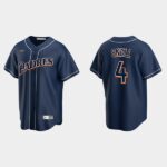Men's San Diego Padres #4 Blake Snell Cooperstown Collection Navy Jersey
