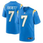 Gerald Everett Los Angeles Chargers  Player Game Jersey - Powder Blue