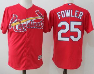St. Louis Cardinals #25 Dexter Fowler Red New Cool Base Stitched Jersey