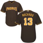San Diego Padres #13 Manny Machado Brown New Cool Base Stitched Jersey