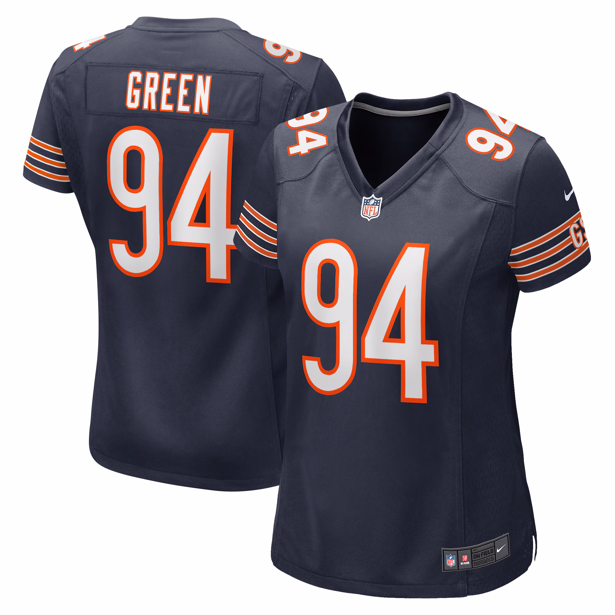 Rasheem Green Chicago Bears Women's Game Jersey - Navy