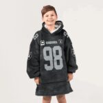 Kid M.C 98 Captain Las Vegas Football Unisex Blanket Hoodie