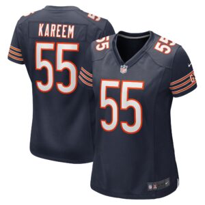 Khalid Kareem Chicago Bears Women's Team Game Jersey -  Navy