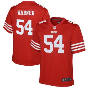 Fred Warner San Francisco 49ers  Youth Game Jersey - Scarlet