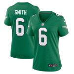 DeVonta Smith Philadelphia Eagles  Women's Alternate Player Game Jersey - Kelly Green
