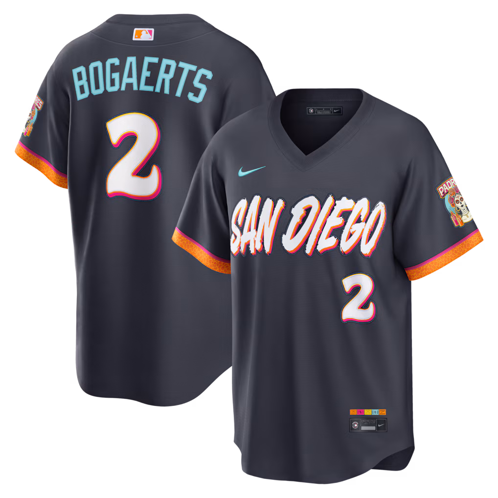 Xander Bogaerts #2 San Diego Padres Obsidian 2026 City Connect Stadium Jersey