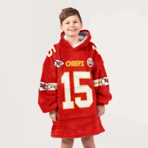 Kid P.M 15 Kansas City Football Unisex Blanket Hoodie