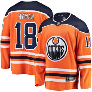 Zach Hyman Edmonton Oilers Breakaway Player Jersey - Orange