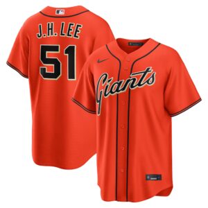 Jung Hoo Lee #51 San Francisco Giants Alternate Replica Jersey - Orange