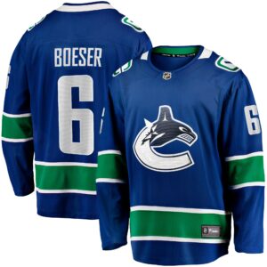 Brock Boeser Vancouver Canucks Home Breakaway Jersey - Blue