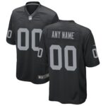 Las Vegas Raiders  Custom Game Jersey - Black