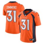 Justin Simmons Denver Broncos  Vapor Untouchable Limited Jersey - Orange