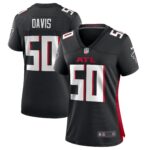 Tae Davis Atlanta Falcons Women's Team Game Jersey -  Black