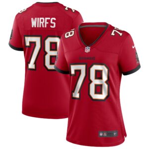 Tristan Wirfs Tampa Bay Buccaneers  Women's Game Jersey - Red