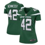 Thomas Hennessy New York Jets  Women's Game Jersey - Gotham Green