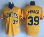 Mitchell And Ness Pittsburgh Pirates #39 Dave Parker Stitched Yellow Throwback Jersey