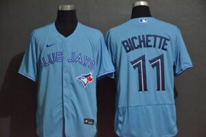 Men's Toronto Blue Jays #11 Bo Bichette Blue Stitched Flex Base  Jersey