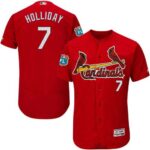 St. Louis Cardinals #7 Matt Holliday Red Flexbase Collection Stitched Jersey