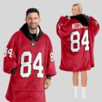 Adult L.M 84 Georgia Football Unisex Blanket Hoodie