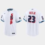 Men's San Diego Padres #23 Fernando Tatis Jr. White 2021 All-Star Game Jersey